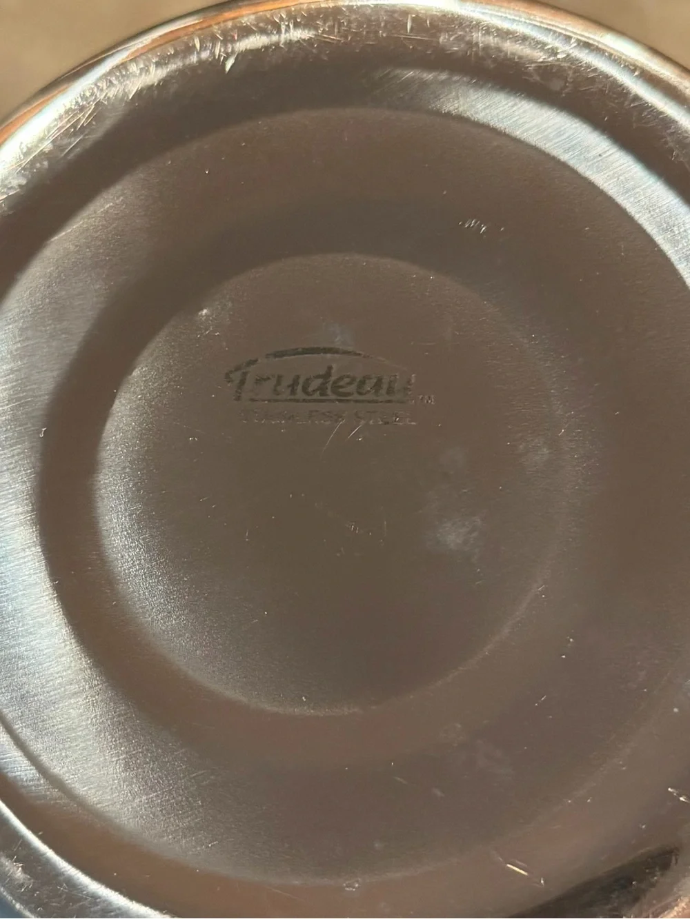 Trudeau Double Wall Stainless Steel Hammered Wine Chiller Cooler